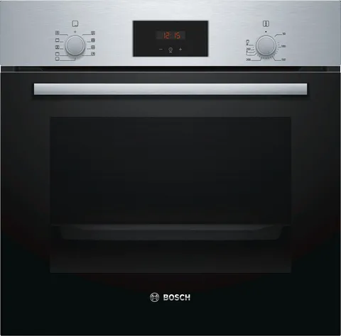 Bosch HBF114BS1 Serie 2, Forno da incasso, Cottura uniforme fino a 3 livelli, Manopole a