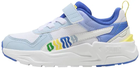 PUMA Trinity 2 LT Come ON AC+ PS Sneaker, Snow Mountain Blue White-Lemon Meringe, 2 UK