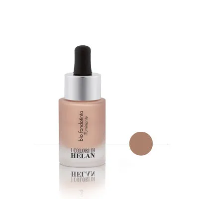 Helan, Bio Fondotinta Illuminante, Effetto glowing, texture iperfluida e leggera, adatto