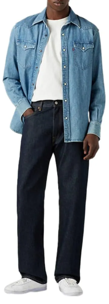 Levi's Jeans da Uomo 555 Relaxed Straight, Welcome To The Game, 38W x 32L