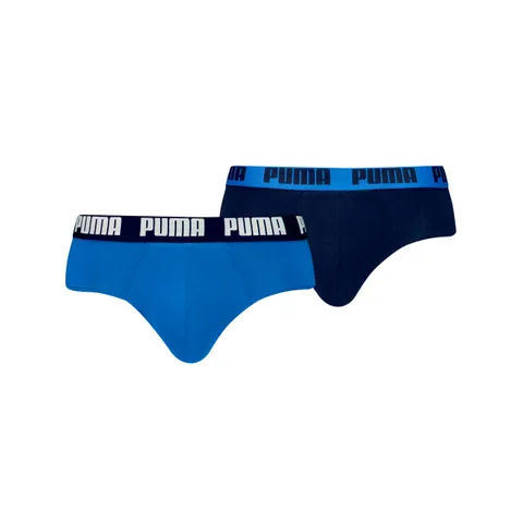 PUMA Everyday Briefs 2p, Slip Bikini Uomo, True Blue - New, M