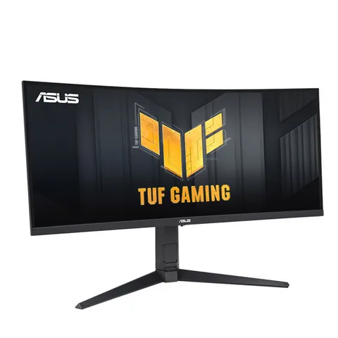 ASUS TUF Gaming VG34VQL3A Monitor Gaming Curvo 34” pollici WQHD (3440 x 1440), 180Hz, 1500R, Extreme Low Motion Blur, FreeSync Premium Pro, 1ms (GTG), 125% sRGB, DisplayHDR 400, DisplayWidget, Nero