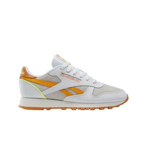 Reebok Classic Leather, Scarpe da Ginnastica Donna, Cblack Pugry5 Rbkg03, 35 EU