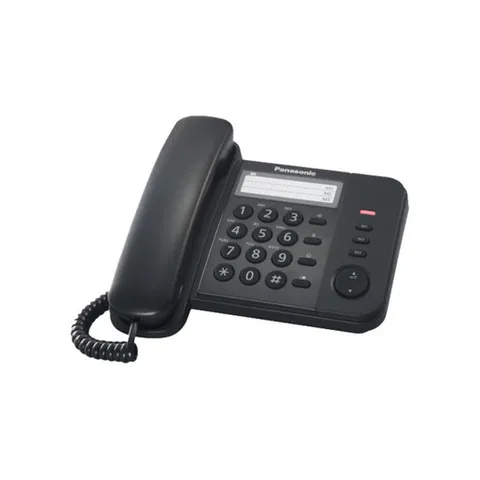 Panasonic KX-TS 520 Telefono Fisso, Nero
