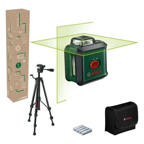 Bosch livella laser multifunzione UniversalLevel 360 con treppiede premium (linee laser