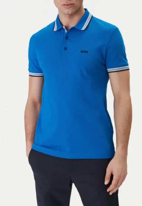Boss Polo da Uomo, Medium Blue 429, 3XL
