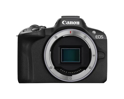 Canon EOS R50 APS-C mirrorless nera (24,2 Mp,- fino a 15fps, Digic X, video 4K UHD fino