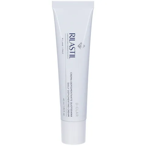 Rilastil D-Clar Crema Viso Fluida Depigmentante, Trattamento Anti-Macchie, Pelle Luminosa