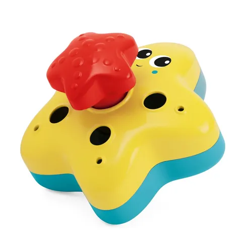 Chicco Stella Marina, Gioco da Bagno Galleggiante per Bambini, Trottola da Bagno