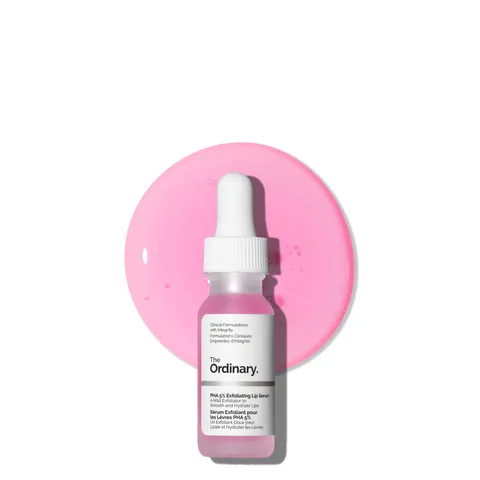 The Ordinary PHA 5% Exfoliating Lip Serum, Trattamento esfoliante notturno idratante per