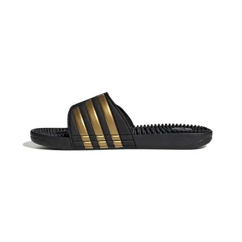 adidas Unisex - Adulto Adissage Slides Slipper, Core Black / Gold Metallic / Core Black