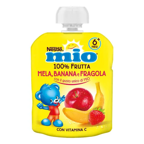 Nestlé MIO Merenda Fragola Banana Mela 16x90ml