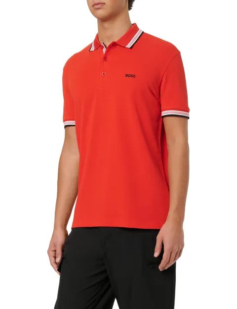 Boss Polo da Uomo, Open Red 644, M