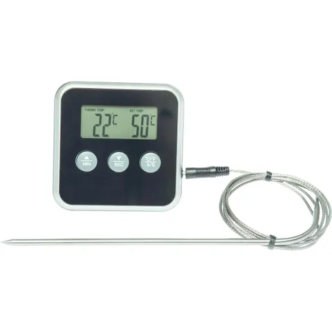Electrolux E4KTD001 Termometro Digitale con Termosonda in Acciaio Inox per il Controllo