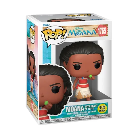 Funko POP! Disney: Moana- Moana with Water - Glow in the Dark - Figura in vinile da