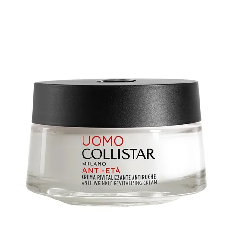Collistar Linea Uomo Crema Antirughe Rivitalizzante, Rimpolpante, 50 ml