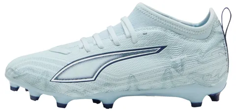 PUMA Ultra 6 Match FG/AG JR Scarpe da Calcio, Icy Blue White-Blue Jewel, 12 UK, Icy Blue