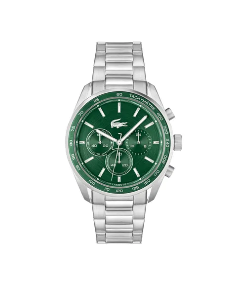 Lacoste Boston Cronografo Quarzo 42mm Acciaio Verde