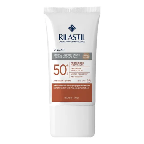 Rilastil Sun D Clar Crema Colorata Medium SPF 50+ 40ml Protezione Alta