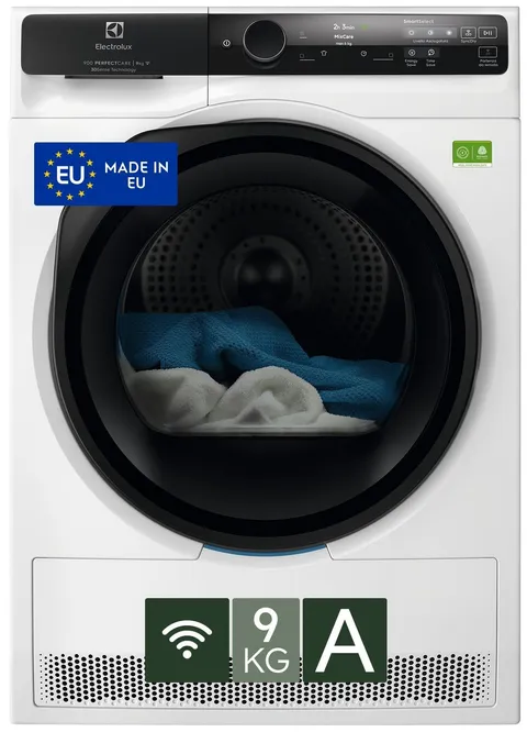 Electrolux EW9H79A Asciugatrice a Pompa di Calore Serie 900 PerfectCare, 9 kg, SmartSave
