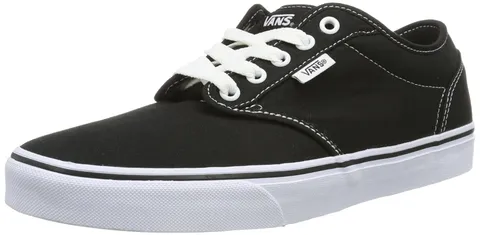 Vans Atwood, Sneaker Donna, Black and White, 35 EU