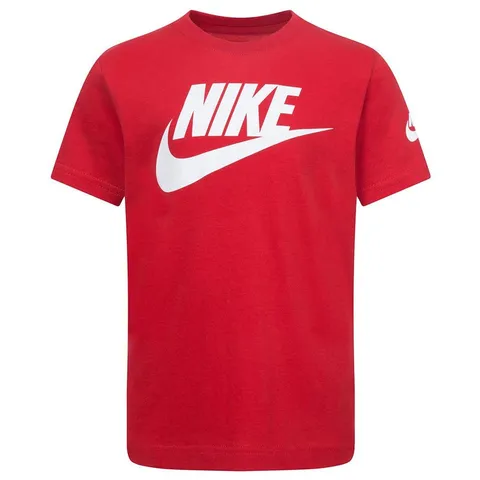 Nike Futura Evergreen T-Shirt per Bambini University Red/White 6/7 Anni