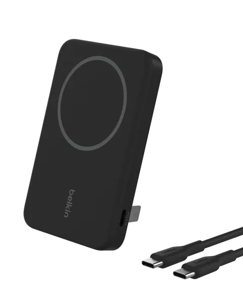 Belkin BoostCharge Pro Power Bank Magnetico 5000mAh con Qi2, caricabatterie portatile