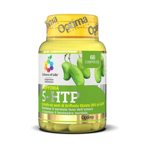 Colours Of Life - Griffonia 5-HTP - Integratore di Semi di Griffonia - Mantiene il