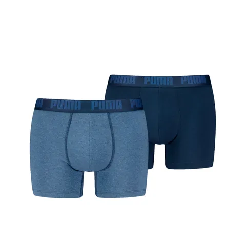 PUMA Everyday Basic Boxer 2p, Biancheria Intima Uomo, Denim - New, XL