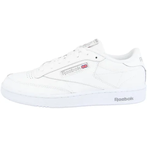 Reebok Club C 85, Scarpe da Ginnastica Basse Unisex - Adulto, Bianco (Intense White/Sheer Grey), 42 EU