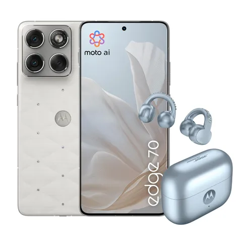 Motorola edge 70 e moto buds loop con crystals by Swarovski®(12/512GB, Doppia fotocamera