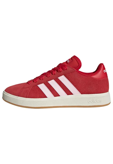 adidas Donna Grand Court Base 00s Shoes, Better Scarlet/Clear Pink/off White, 37 1/3 EU