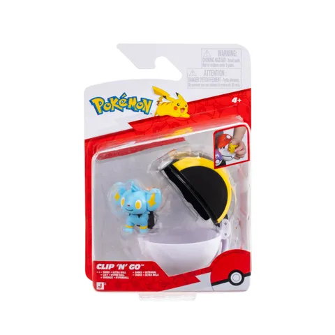 Pokémon PKW4607 - Clip 'N' Go Pokéball - Sheinux e Ultraball ufficiale Poké Ball con