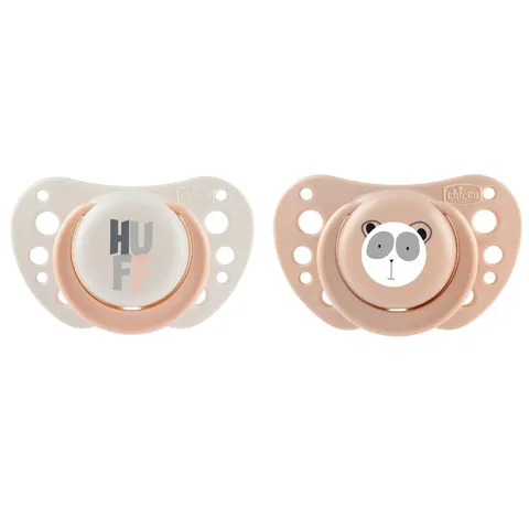 Chicco PhysioForma Succhietto Air Rosa, Ciuccio 2-6 Mesi, Tettarella in Silicone