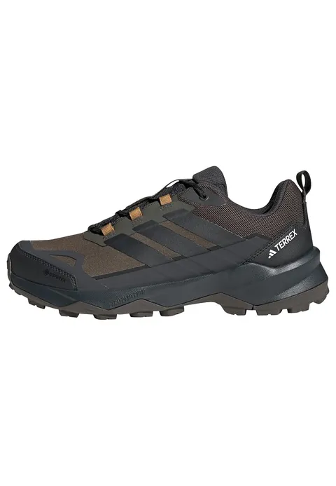 adidas Uomo Terrex Skychaser Ax5 Gore-Tex Hiking Shoes, Shadow Olive/Carbon/Bronze