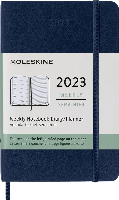 Moleskine Agenda Settimanale 2023, Agenda 12-Mesi, Agenda Settimanale, Copertina Morbida