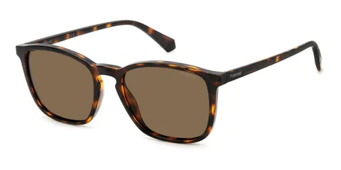Polaroid PLD 4139/S 086 Havana Sunglasses Man Injected, Square, 54