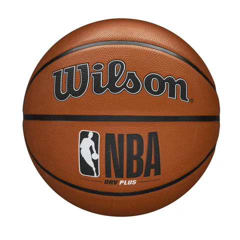 Wilson Pallone da Basket NBA DRV Plus Basketball, Utilizzo Outdoor, Gomma, Misura 7