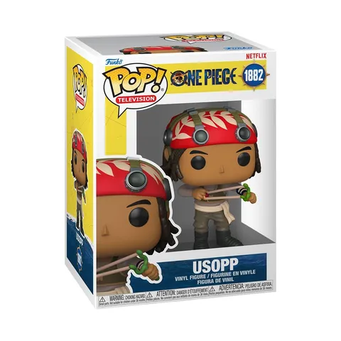 Funko POP! Television: Netflix - One Piece - Usopp - Figura in vinile da collezione