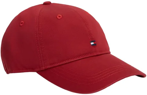Tommy Hilfiger Uomo Cappellino Flag Soft Panel con Regolatore, Rosso (Regatta Red)
