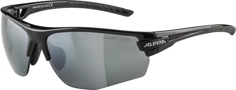 Alpina Unisex - Adulti, TRI-Scray 2.0 HR Occhiali sportivi, black, One Size