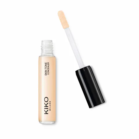 KIKO Milano Skin Tone Concealer - 02, Correttore Fluido Levigante, Con Finish Naturale