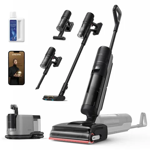 Dreame H15 Mix Aspirapolvere Lavapavimenti 7-In-1, Braccio Robotico IA, Pulizia Bordi su
