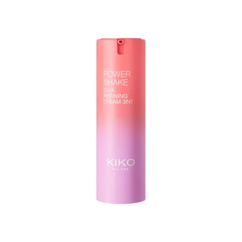 KIKO Milano Power Shake Diva Refining Cream 3In1 02, Crema Viso 3In1: Idratante, Primer
