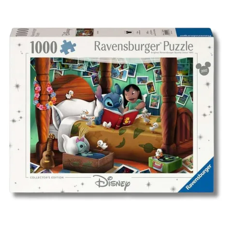 Ravensburger - Puzzle 1000 Pezzi Disney Lilo & Stitch | Puzzle Stitch Per Adulti E