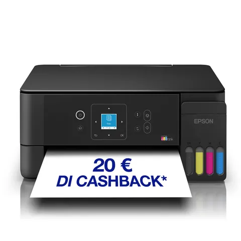 Epson EcoTank ET-2922 | Uso domestico intenso | Wi-Fi | A4 | Stampa, copia, scansione