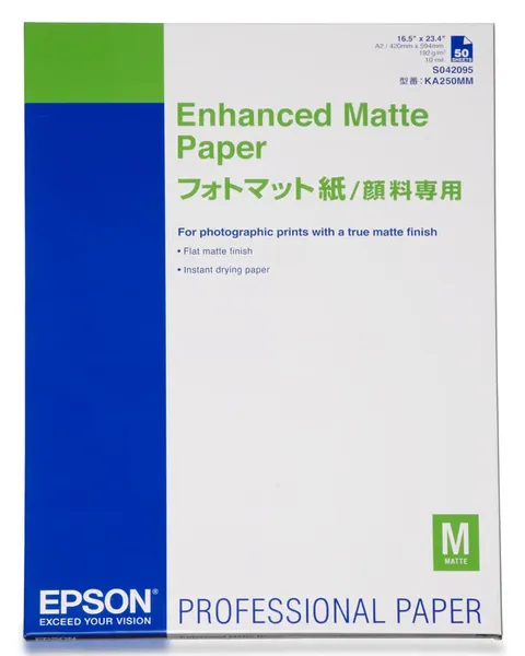 Epson S042095 Carta Fotografica Matte A2 50 fogli