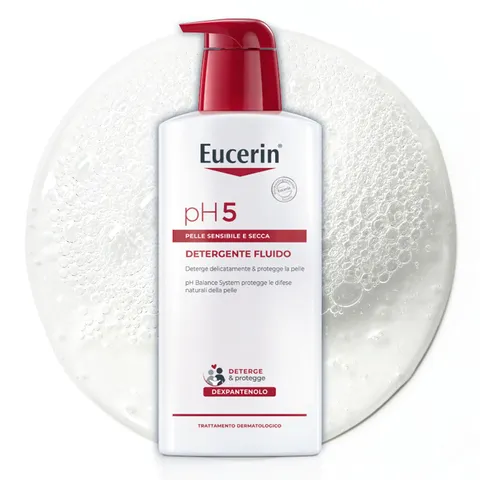 Eucerin pH5 Fluido Detergente Viso e Corpo, 400 ml