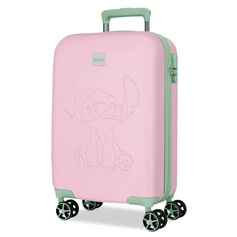 Valigia da cabina Joumma Disney "Traveling with Stitch" Rosa 36x55x20 cm Rigida 2,4 kg