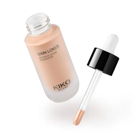 KIKO Milano Skin Lover Intensive Serum Foundation 2WR, Fond De Teint Sérum Hydratant